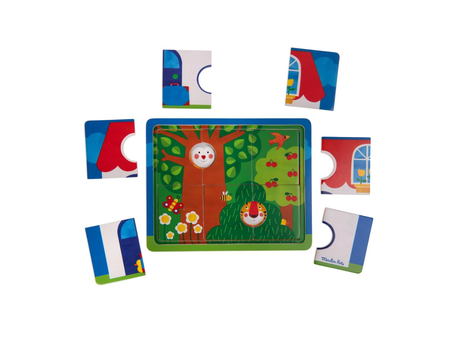 Moulin Roty 661103 - Puzzle à 3 étages Les Popipop 6 Moulin Roty 661103 - Puzzle à 3 étages Les Popipop – Image 4