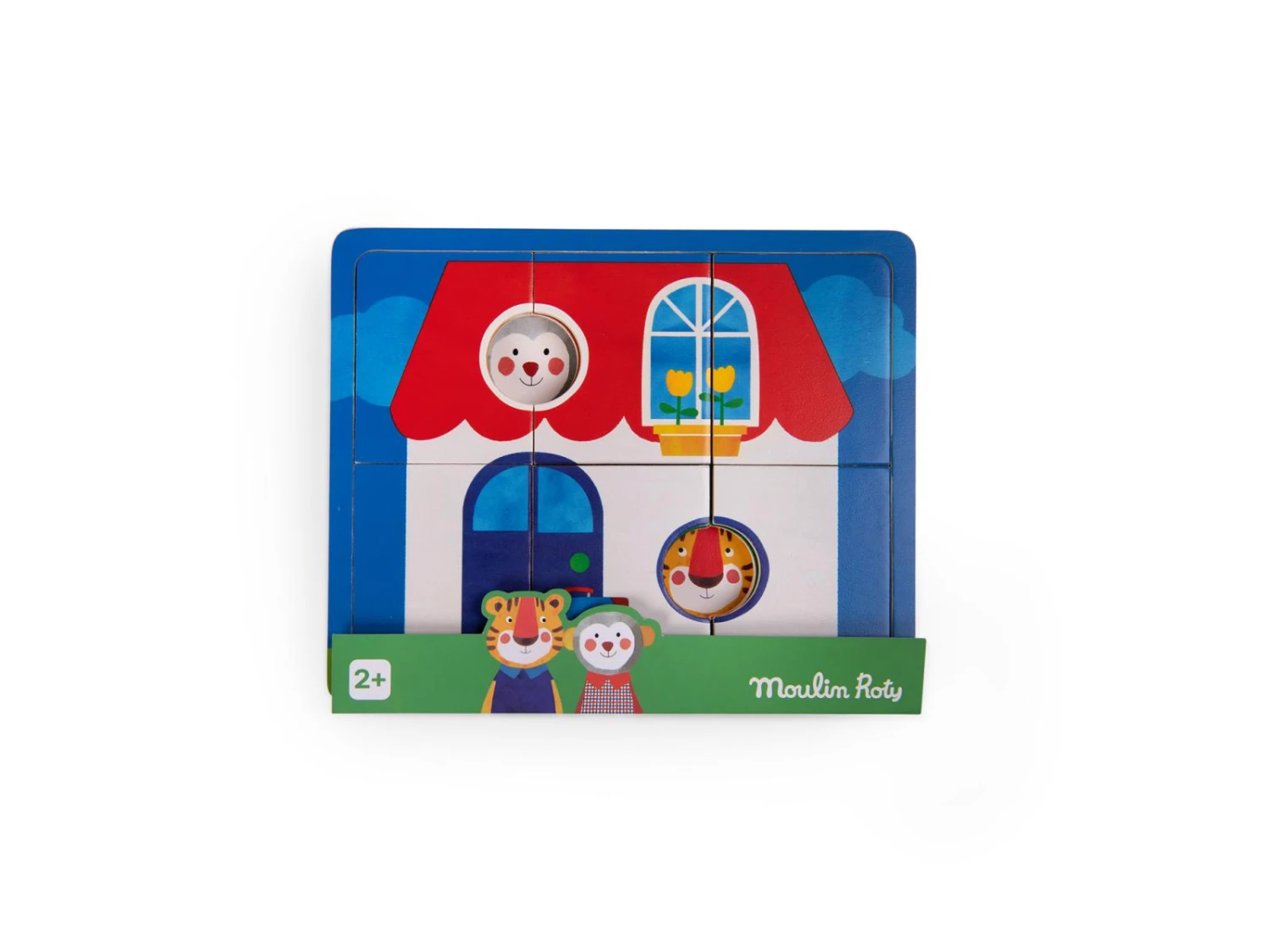 Moulin Roty 661103 - Puzzle à 3 étages Les Popipop 3 Moulin Roty 661103 - Puzzle à 3 étages Les Popipop