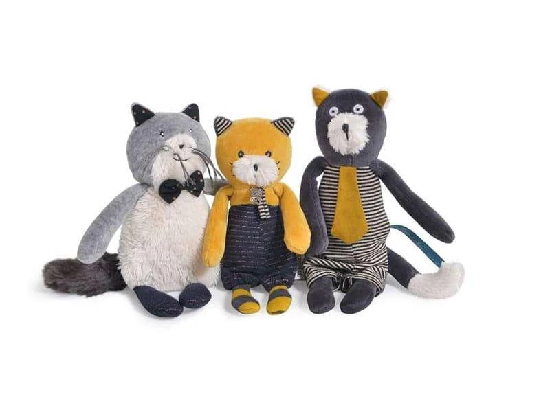 Moulin Roty 666007 - Petit Chat Gris Alphonse Les Moustaches 4 Moulin Roty 666007 - Petit Chat Gris Alphonse Les Moustaches – Image 2