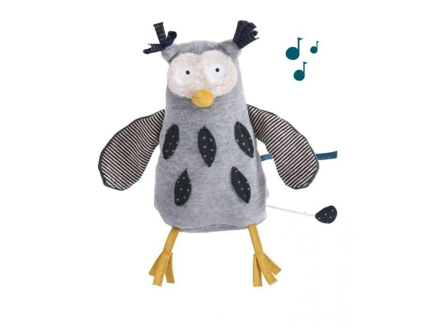 Moulin Roty 666041 - Poupée Musique Hibou Les Moustaches 3 Moulin Roty 666041 - Poupée Musique Hibou Les Moustaches