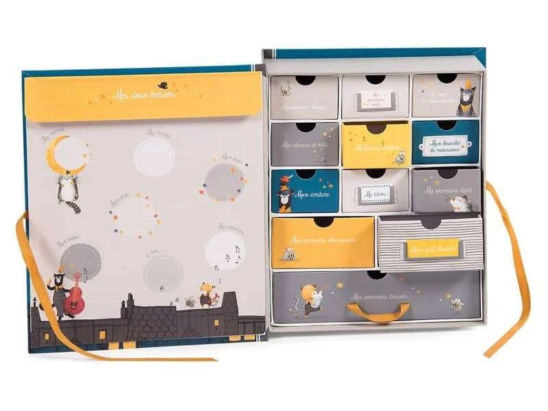 Moulin Roty 666107 - Coffret Naissance Les Moustaches 5 Moulin Roty 666107 - Coffret Naissance Les Moustaches – Image 3