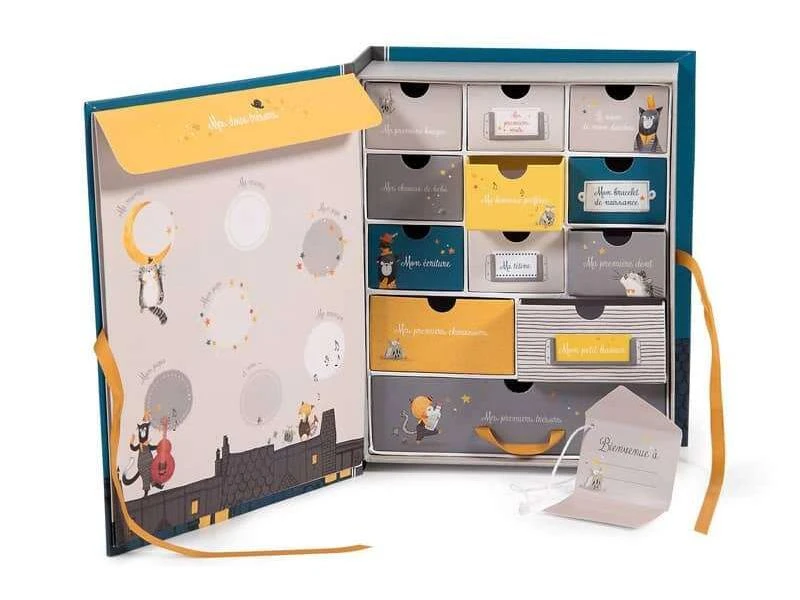 Moulin Roty 666107 - Coffret Naissance Les Moustaches 4 Moulin Roty 666107 - Coffret Naissance Les Moustaches – Image 2