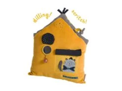 Moulin Roty 666133 - Coussin D'activités Maison Moutarde Les Moustaches