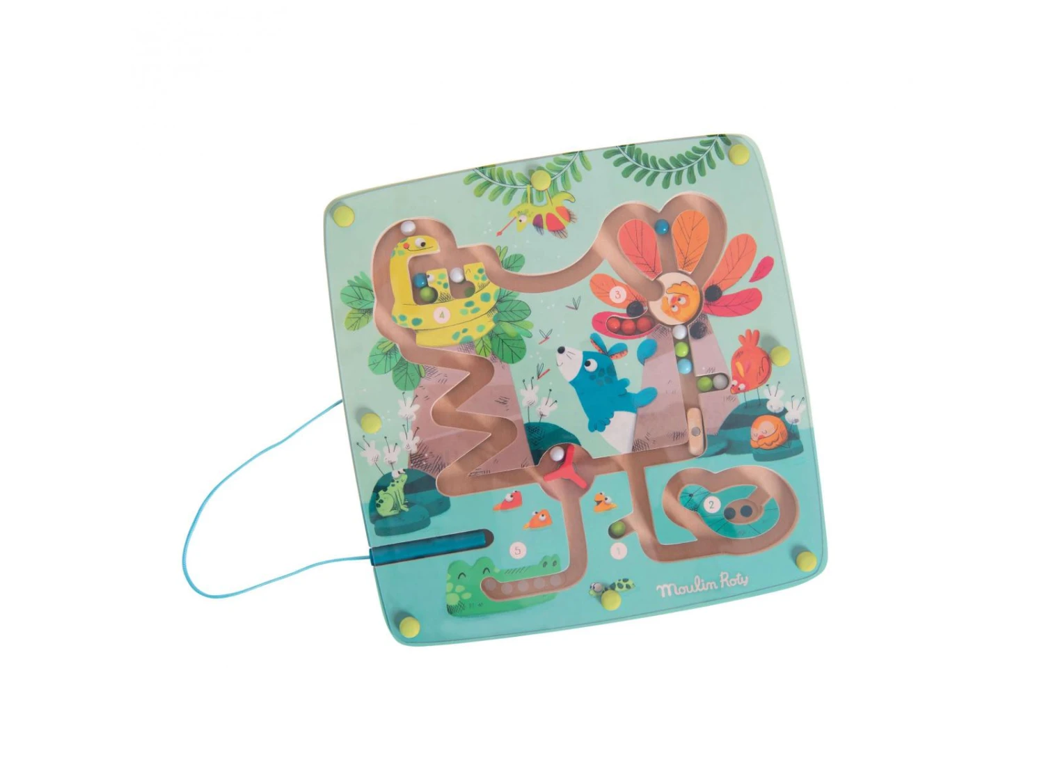 Moulin Roty 668100 - Labyrinthe Magnétique Dans La Jungle 3 Moulin Roty 668100 - Labyrinthe Magnétique Dans La Jungle