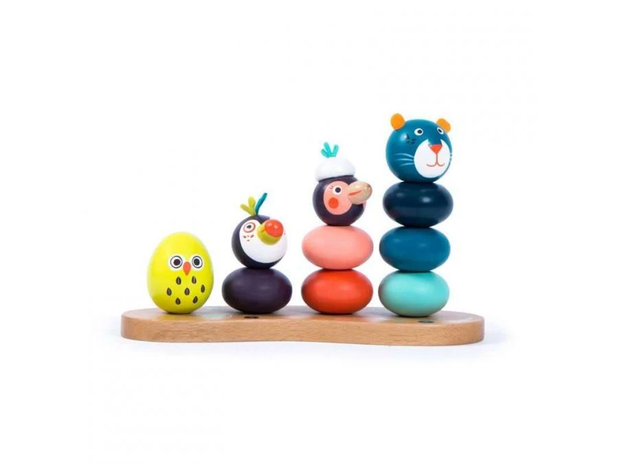 Moulin Roty 668379 - Empilable Animaux Multi-activités Dans La Jungle 4 Moulin Roty 668379 - Empilable Animaux Multi-activités Dans La Jungle – Image 2