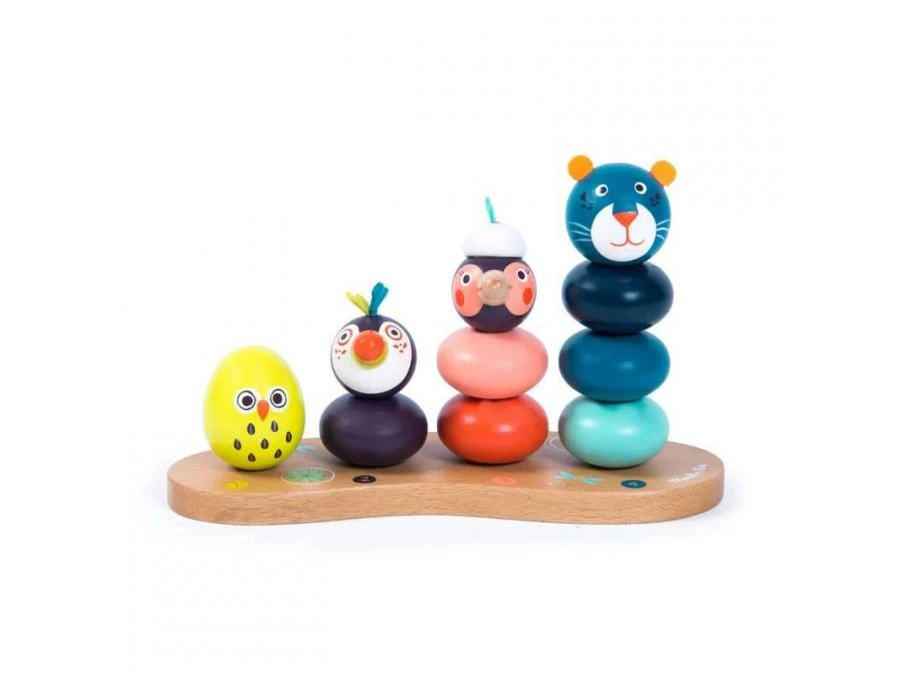 Moulin Roty 668379 - Empilable Animaux Multi-activités Dans La Jungle 3 Moulin Roty 668379 - Empilable Animaux Multi-activités Dans La Jungle