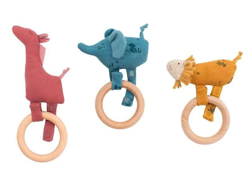 Moulin Roty 669008 - Anneau-hochet Bois Girafe Sous Mon Baobab 5 Moulin Roty 669008 - Anneau-hochet Bois Girafe Sous Mon Baobab – Image 3