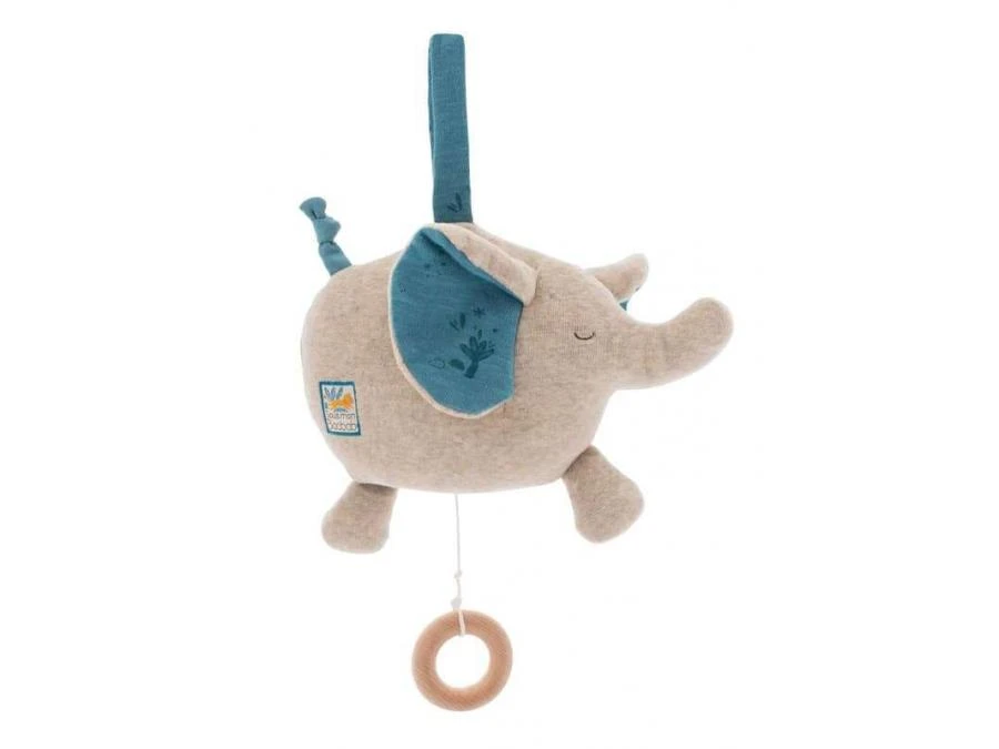 Moulin Roty 669057 - Poupée Musique éléphant Sous Mon Baobab 4 Moulin Roty 669057 - Poupée Musique éléphant Sous Mon Baobab – Image 2
