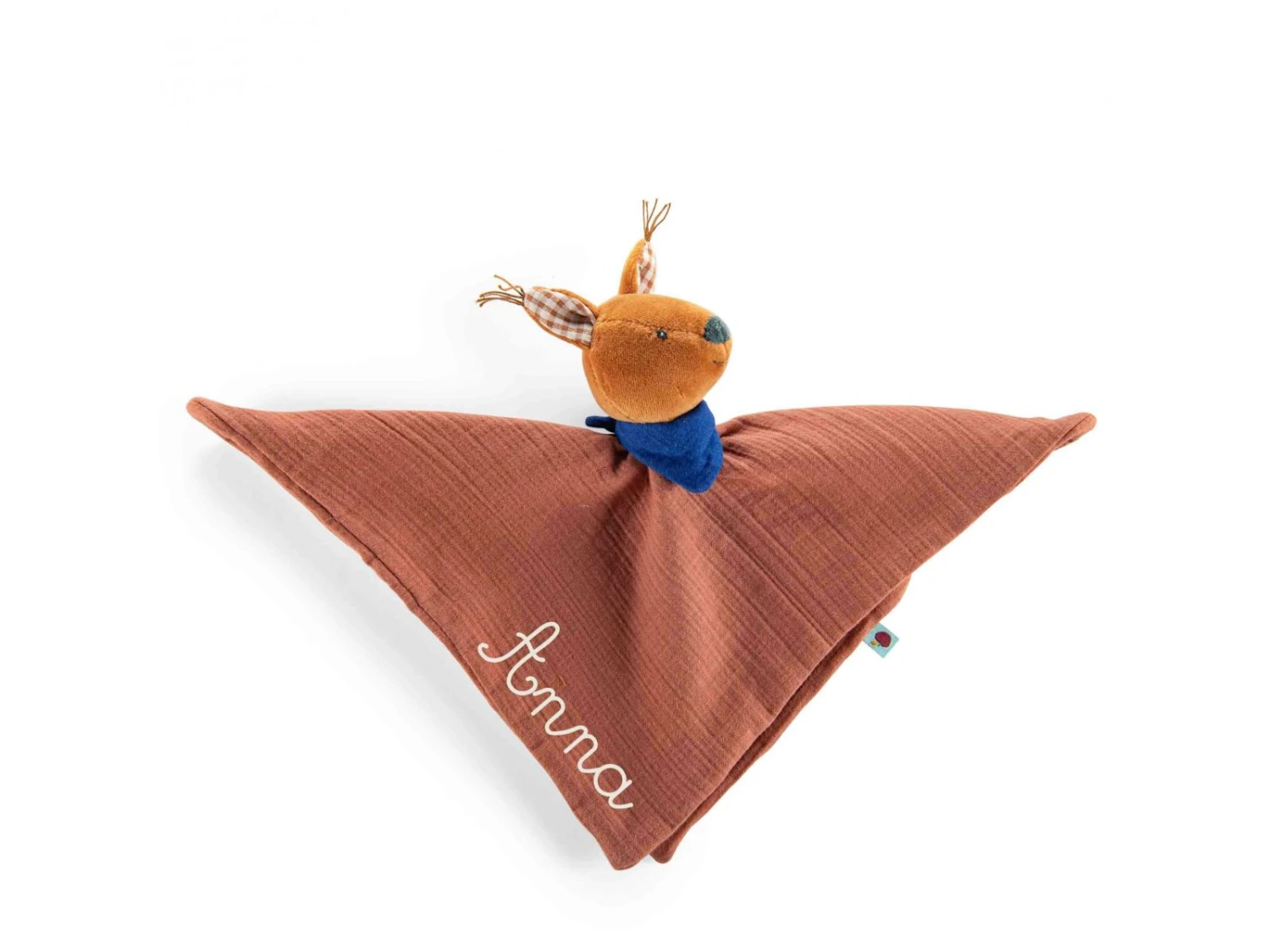 Moulin Roty 675016 - Doudou Lange écureuil Pomme Des Bois 4 Moulin Roty 675016 - Doudou Lange écureuil Pomme Des Bois – Image 2