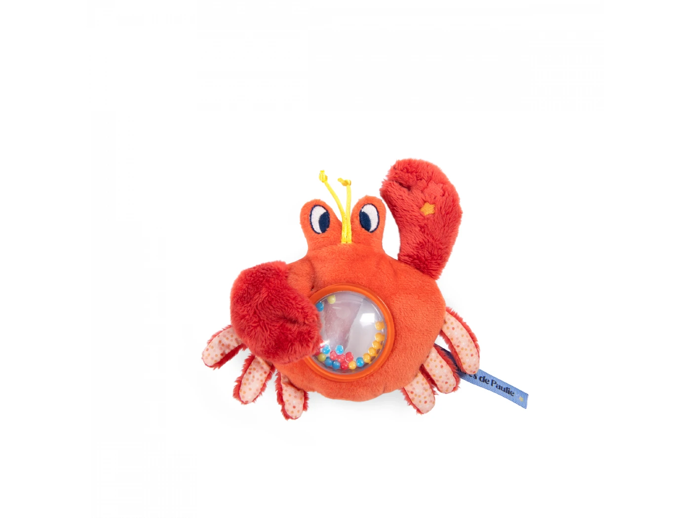 Moulin Roty 676005 - Hochet Billes Crabe Les Aventures De Paulie 5 Moulin Roty 676005 - Hochet Billes Crabe Les Aventures De Paulie – Image 3