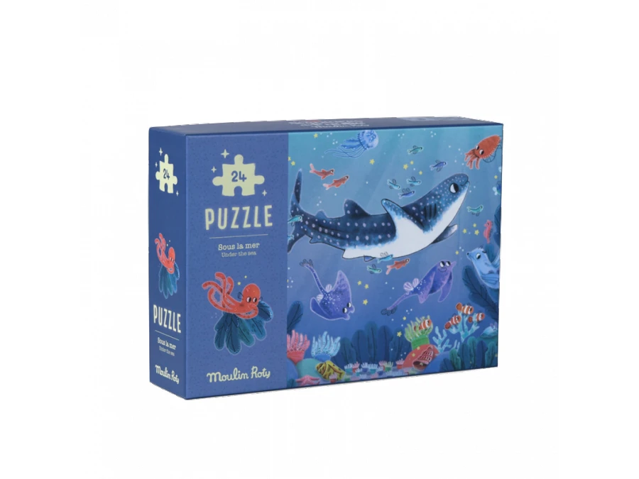 Moulin Roty 676441 - Puzzle Phosphorescent Sous La Mer (24 Pièces) Les Aventures De Paulie 3 Moulin Roty 676441 - Puzzle Phosphorescent Sous La Mer (24 Pièces) Les Aventures De Paulie