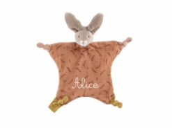Moulin Roty 678016 - Doudou Lapin Argile Trois Petits Lapins