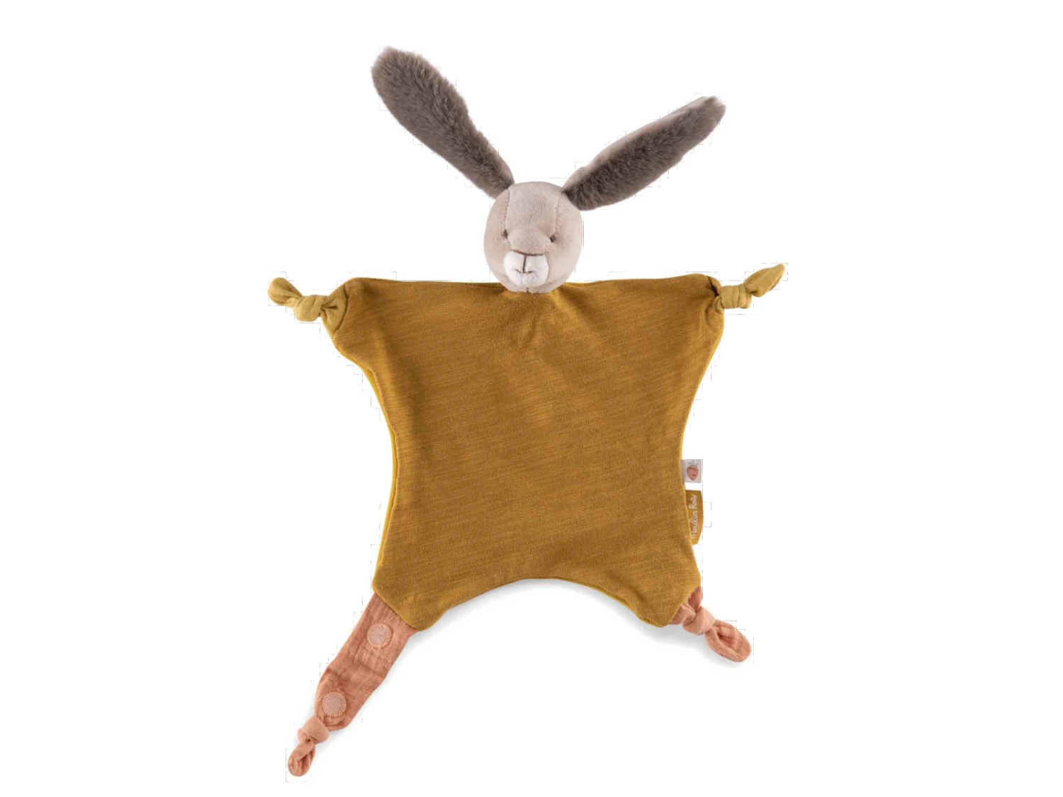 Moulin Roty 678017 - Doudou Lapin Ocre Trois Petits Lapins 6 Moulin Roty 678017 - Doudou Lapin Ocre Trois Petits Lapins – Image 4