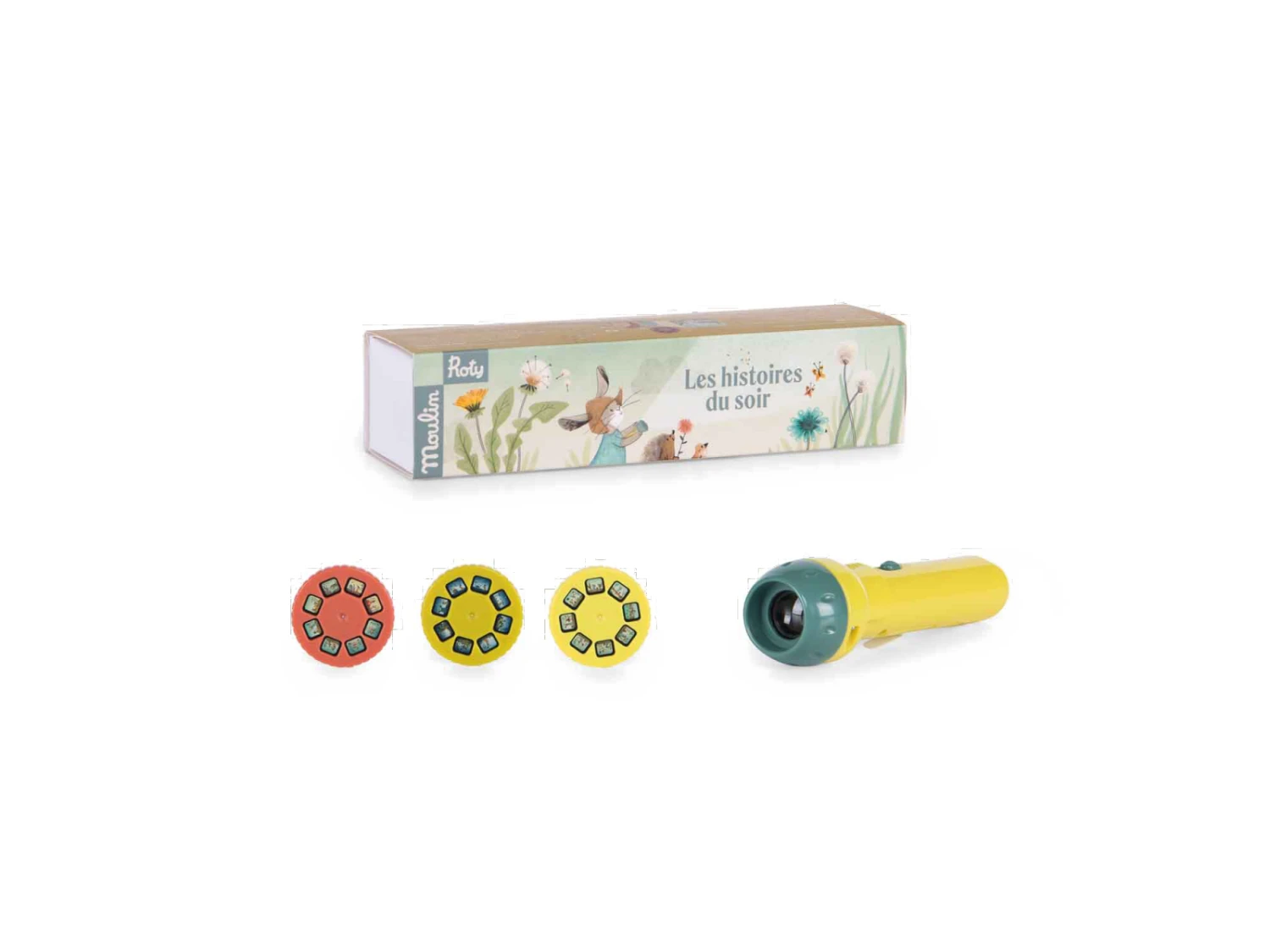 Moulin Roty 678361 - Lampe à Histoires Trois Petits Lapins (emb/10) 4 Moulin Roty 678361 - Lampe à Histoires Trois Petits Lapins (emb/10) – Image 2