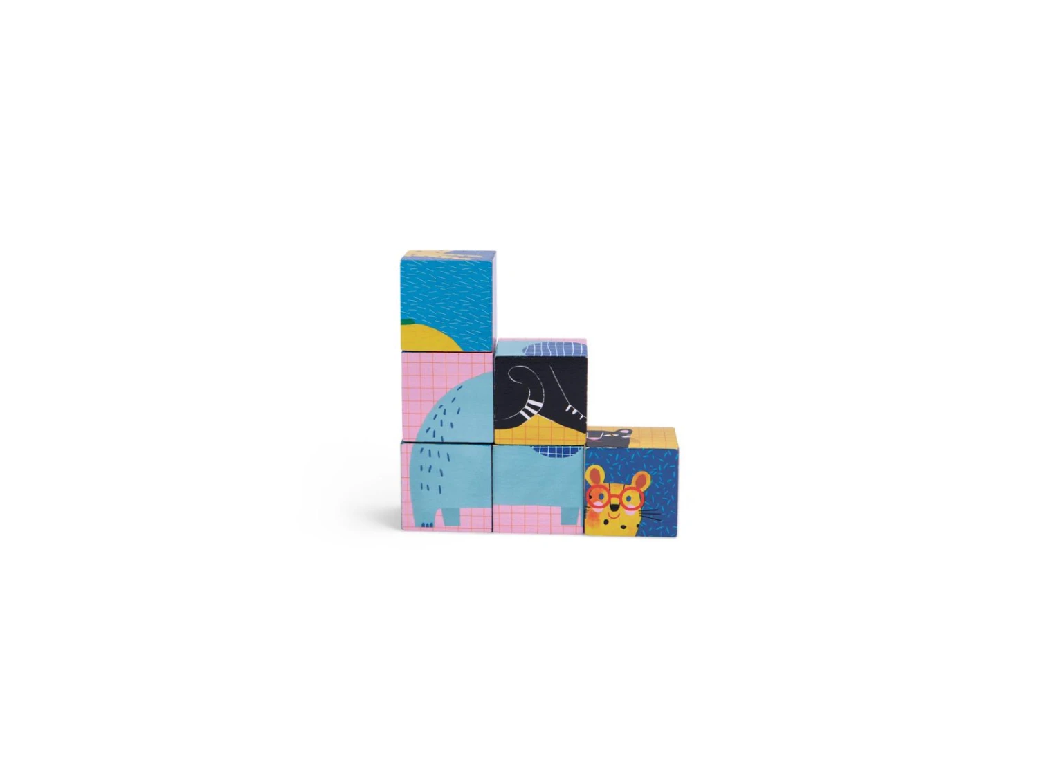 Moulin Roty 679105 - Puzzle 6 Cubes Les Toupitis 7 Moulin Roty 679105 - Puzzle 6 Cubes Les Toupitis – Image 5