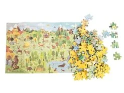 Moulin Roty 712410 - Puzzle De L'explorateur La Forêt (96 Pièces) Le Jardin Du Moulin