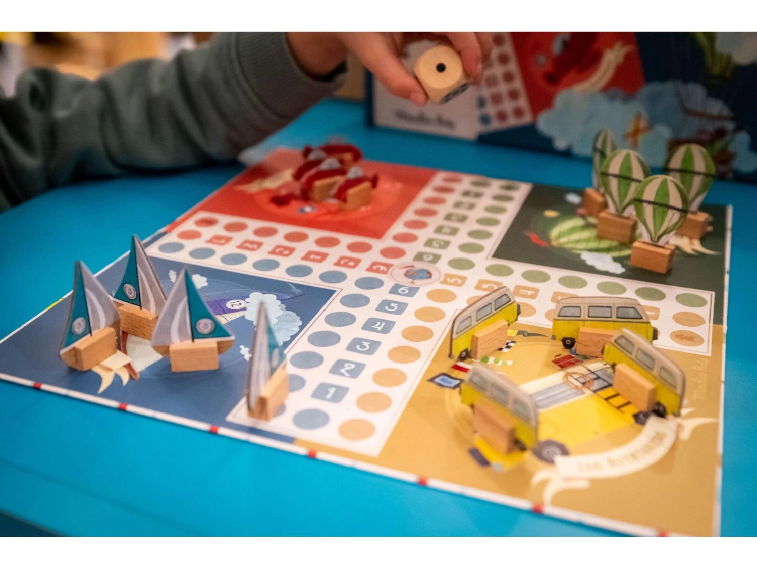 Moulin Roty 712422 - Jeu De Petits Chevaux Le Jardin Du Moulin 4 Moulin Roty 712422 - Jeu De Petits Chevaux Le Jardin Du Moulin – Image 2