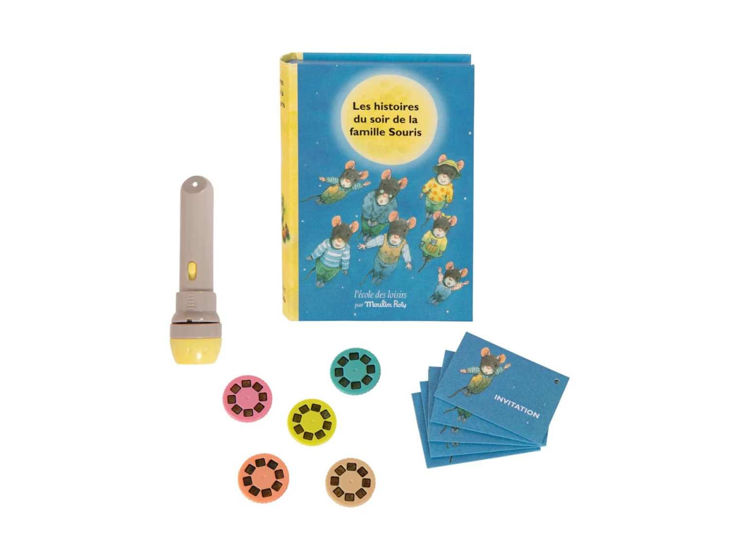 Moulin Roty 894372 - Lampe à Histoires Livre La Famille Souris Ecole Des Loisirs 3 Moulin Roty 894372 - Lampe à Histoires Livre La Famille Souris Ecole Des Loisirs