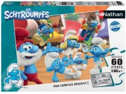 86148 - Puzzle 60 Pièces - Les Schtroumpfs Réunis