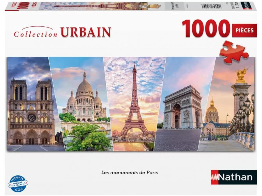87255 - Puzzle Nathan 1000 Pièces - Les MoNathanumeNathants De Paris 3 87255 - Puzzle Nathan 1000 Pièces - Les MoNathanumeNathants De Paris