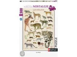 87292 - Puzzle Nathan 500 Pièces - Les FéliNathans / Muséum NathanatioNathanal D'Histoire Nathanaturelle