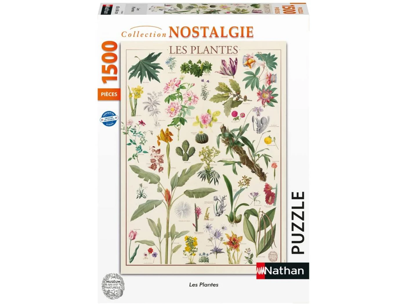 87309 - Puzzle Nathan 1500 Pièces - Les PlaNathantes / Muséum NathanatioNathanal D'Histoire Nathanaturelle 3 87309 - Puzzle Nathan 1500 Pièces - Les PlaNathantes / Muséum NathanatioNathanal D'Histoire Nathanaturelle