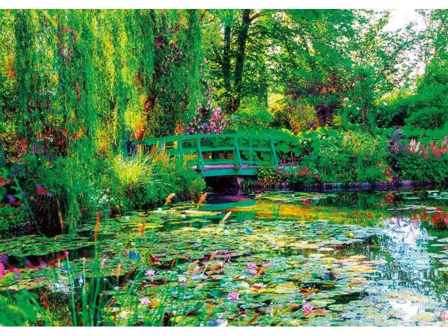 87800 - Puzzle Nathan 1500 Pièces - Les JardiNathans De Claude MoNathanet, GiverNathany 4 87800 - Puzzle Nathan 1500 Pièces - Les JardiNathans De Claude MoNathanet, GiverNathany – Image 2