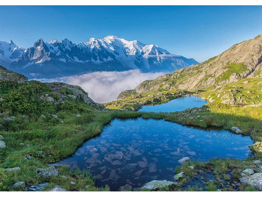 87806 - Puzzle Nathan 1500 Pièces - Lacs Des Chéserys, Massif Du MoNathant-BlaNathanc 4 87806 - Puzzle Nathan 1500 Pièces - Lacs Des Chéserys, Massif Du MoNathant-BlaNathanc – Image 2