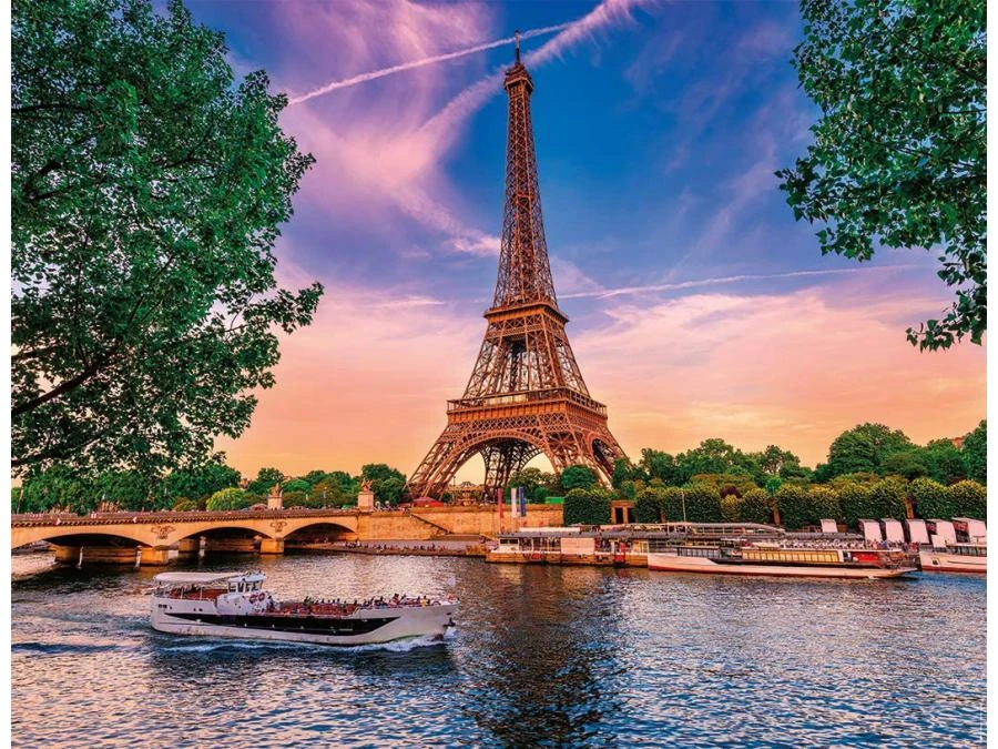 87884 - Puzzle Nathan 2000 Pièces - Paris Au Fil De L'eau 4 87884 - Puzzle Nathan 2000 Pièces - Paris Au Fil De L'eau – Image 2