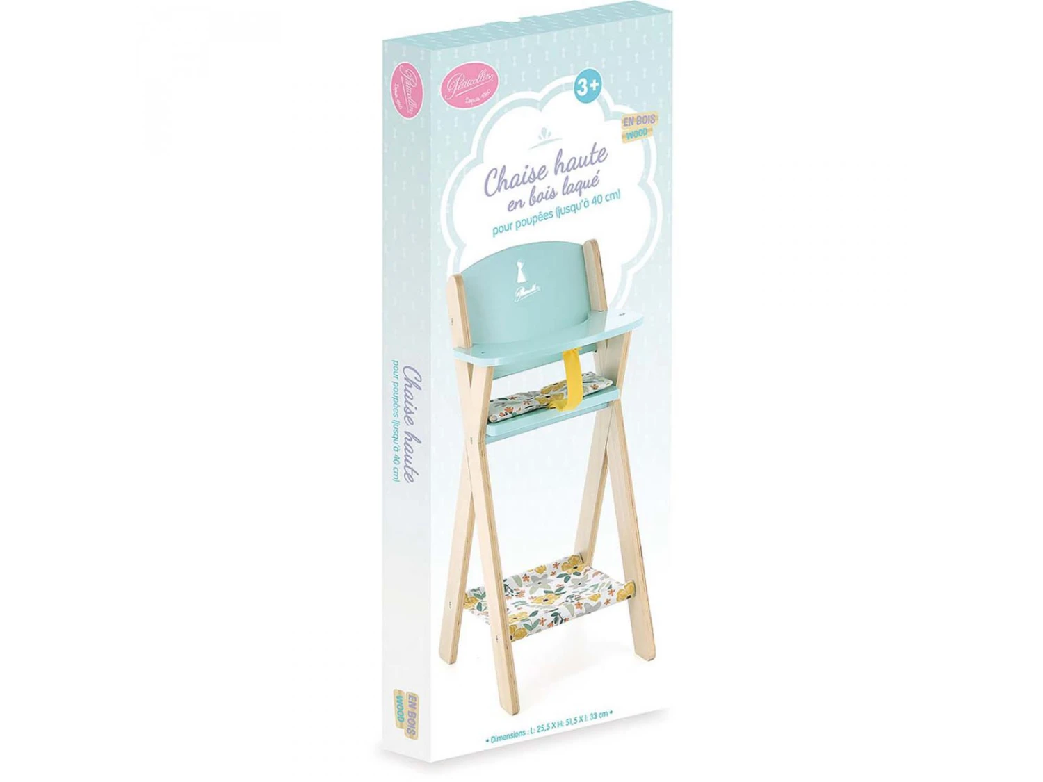 800056 - Chaise Haute Pour Poupée Jusqu'à 48 Cm Env. 6 800056 - Chaise Haute Pour Poupée Jusqu'à 48 Cm Env. – Image 4