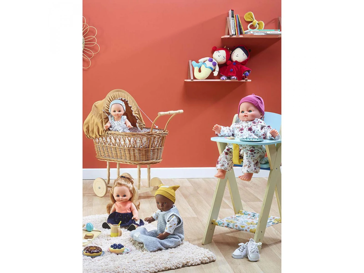 800056 - Chaise Haute Pour Poupée Jusqu'à 48 Cm Env. 7 800056 - Chaise Haute Pour Poupée Jusqu'à 48 Cm Env. – Image 5
