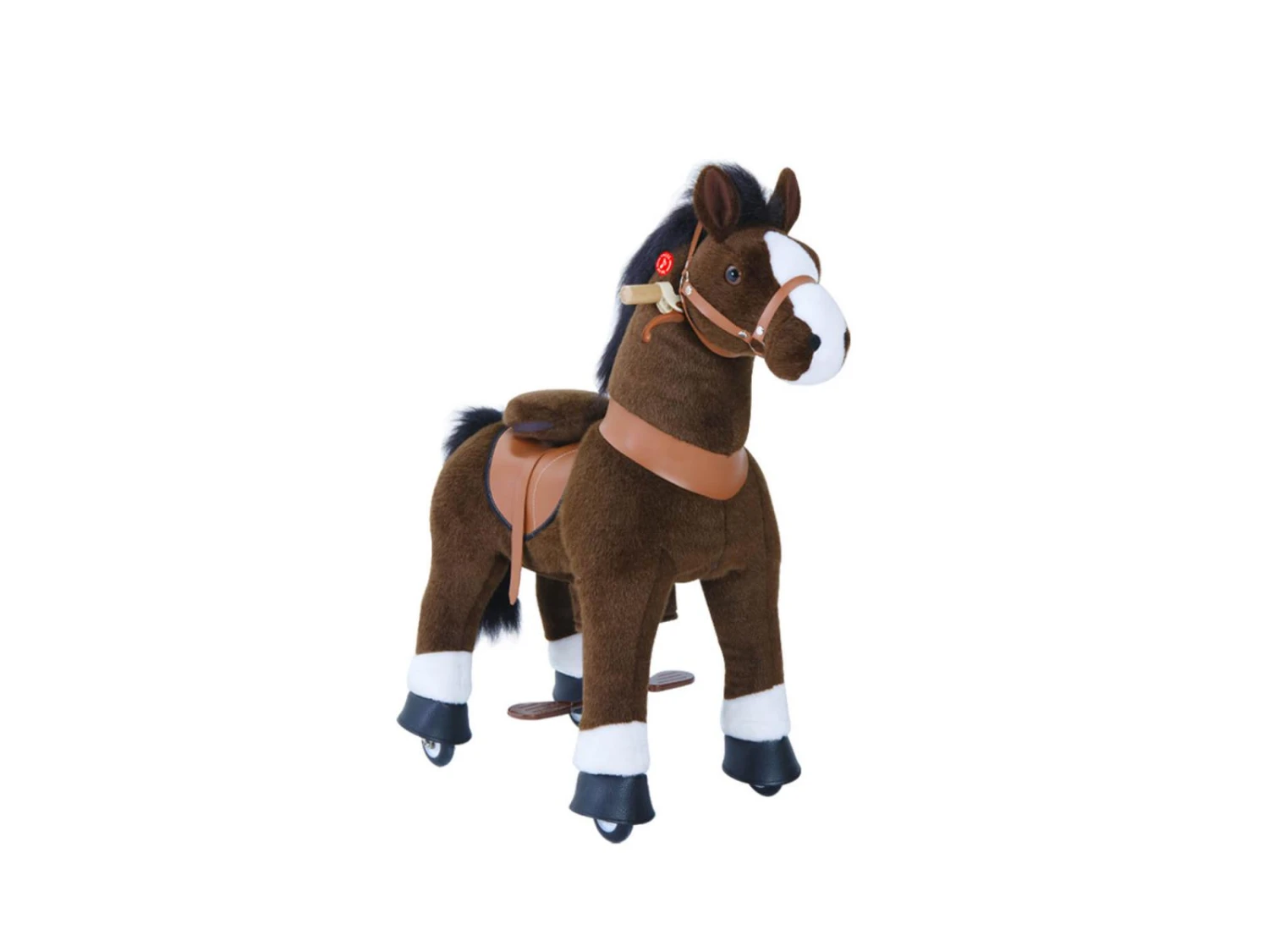 Ux321 - Ponycycle Cheval Marron Chocolat Avec Sabot Blanc, Frein Et Son à Monter Age 3-5 Ans - Hauteur Assise (cm) 48 3 Ux321 - Ponycycle Cheval Marron Chocolat Avec Sabot Blanc, Frein Et Son à Monter Age 3-5 Ans - Hauteur Assise (cm) 48