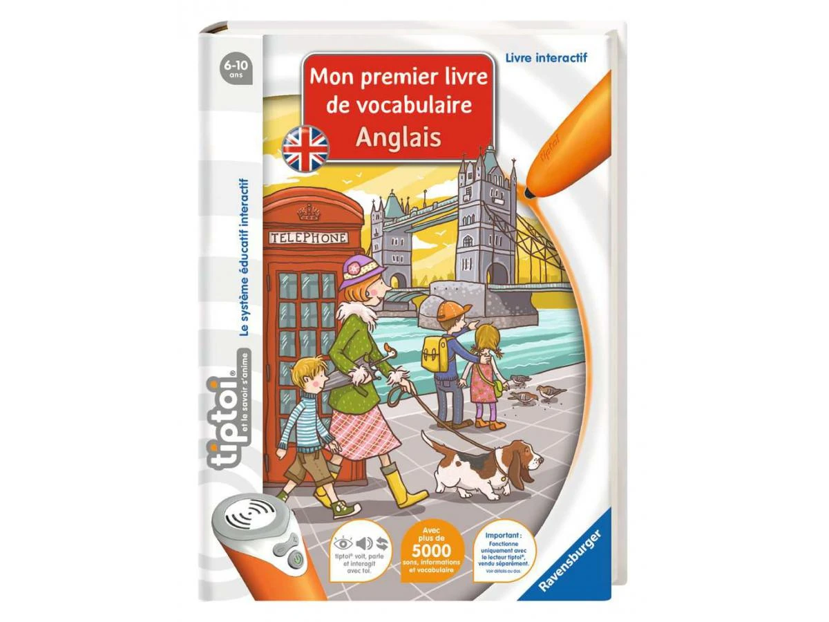 Ravensburger 00670 - Jeux éducatifs électroniques - Tiptoi® - Mon Premier Livre De Vocabulaire Anglais 3 Ravensburger 00670 - Jeux éducatifs électroniques - Tiptoi® - Mon Premier Livre De Vocabulaire Anglais