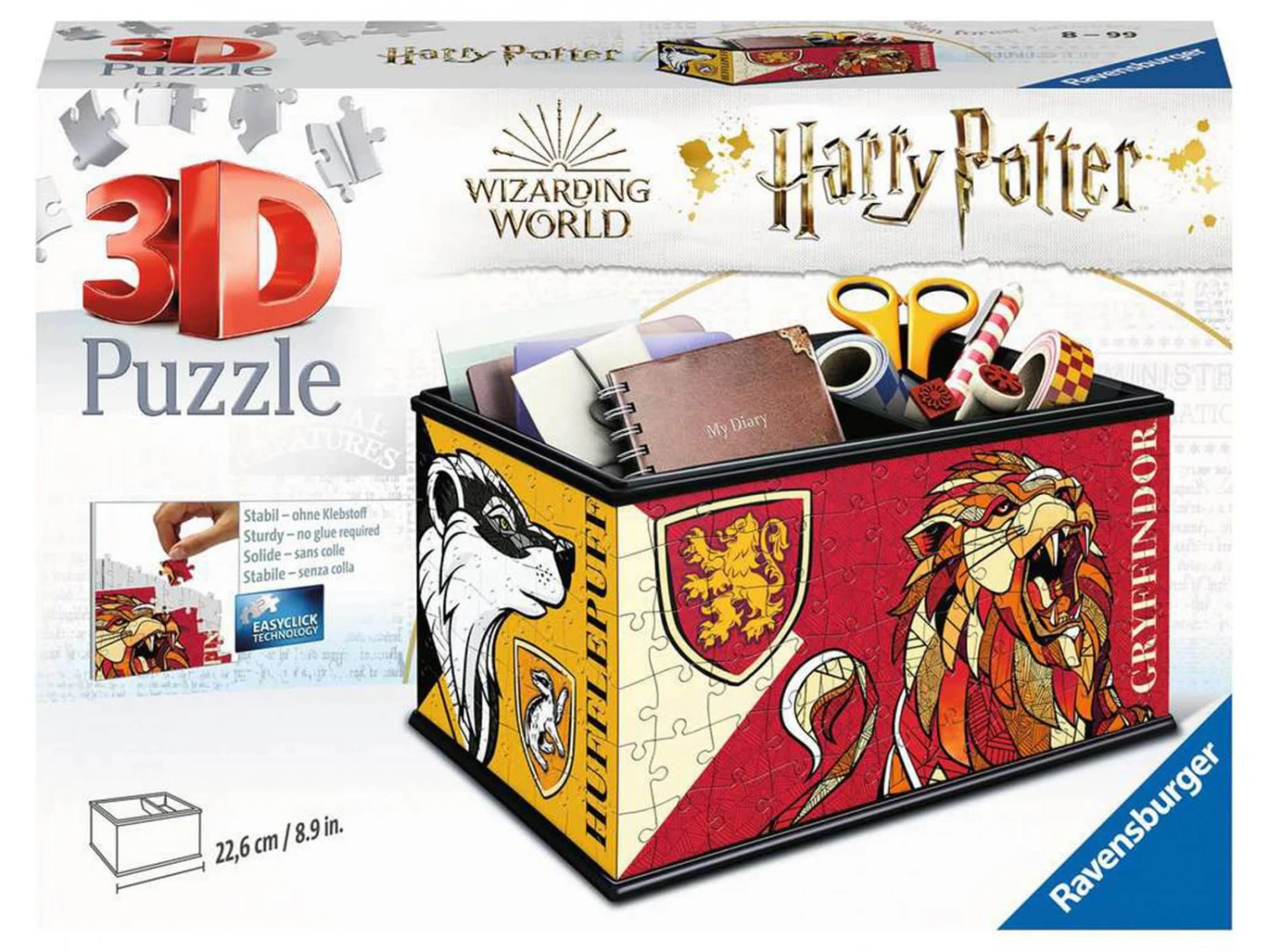 Ravensburger 11258 - Puzzle 3D Boite De Rangement - Harry Potter 3 Ravensburger 11258 - Puzzle 3D Boite De Rangement - Harry Potter