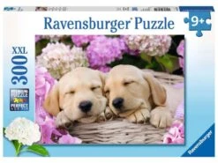 Ravensburger 13235 - Puzzles Enfants - Puzzle 300 Pièces XXL - Mignons Chiots Dans La Corbeille
