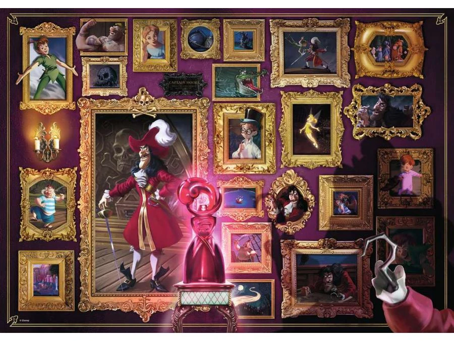 Ravensburger 15022 - Puzzles Adultes - Puzzle 1000 Pièces - Capitaine Crochet (Collection Disney Villainous) 4 Ravensburger 15022 - Puzzles Adultes - Puzzle 1000 Pièces - Capitaine Crochet (Collection Disney Villainous) – Image 2
