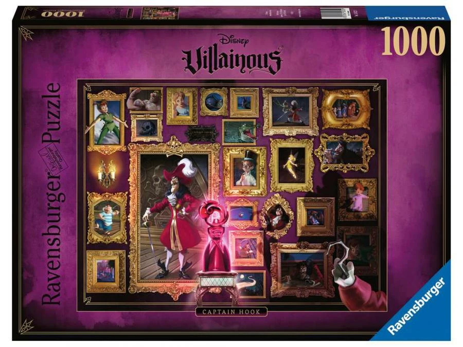 Ravensburger 15022 - Puzzles Adultes - Puzzle 1000 Pièces - Capitaine Crochet (Collection Disney Villainous) 3 Ravensburger 15022 - Puzzles Adultes - Puzzle 1000 Pièces - Capitaine Crochet (Collection Disney Villainous)