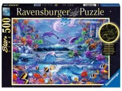 Ravensburger 15047 - Puzzles Adultes - Puzzle Star Line 500 Pièces - La Magie Du Clair De Lune