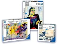 Ravensburger 15614 - Puzzles Adultes - Puzzle 1000 Pièces Art Collection - La Nuit étoilée Sur Le Rhône / Vincent Van Gogh -Born To Be Kids ravensburger 15614 puzzles adultes puzzle 1000 pieces art collection la nuit etoilee sur le rhone vincent van gogh 1400 2
