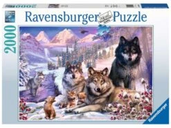 Ravensburger 16012 - Puzzles Adultes - Puzzle 2000 Pièces - Loups Dans La Neige