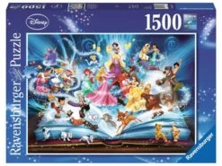 Ravensburger 16318 - Puzzles Adultes - Puzzle 1500 Pièces - Le Livre Magique Des Contes Disney