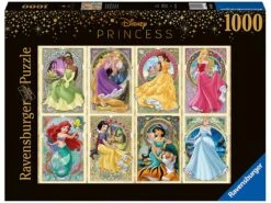 Ravensburger 16504 - Puzzles Adultes - Puzzle 1000 Pièces - Disney Princesses Art Nouveau
