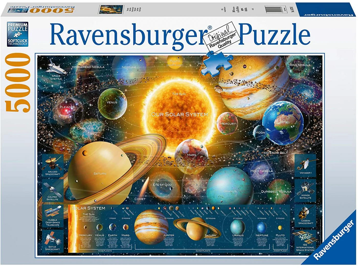 Ravensburger 16720 - Puzzles Adultes - Puzzle 5000 Pièces - Système Solaire 3 Ravensburger 16720 - Puzzles Adultes - Puzzle 5000 Pièces - Système Solaire