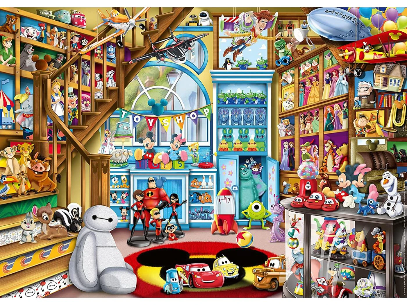 Ravensburger 16734 - Puzzles Adultes - Puzzle 1000 Pièces - Le Magasin De Jouets / Disney 4 Ravensburger 16734 - Puzzles Adultes - Puzzle 1000 Pièces - Le Magasin De Jouets / Disney – Image 2