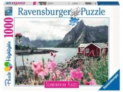 Ravensburger 16740 - Puzzles Adultes - Puzzle 1000 Pièces - Reine, Lofoten, Norvège (Puzzle Highlights)