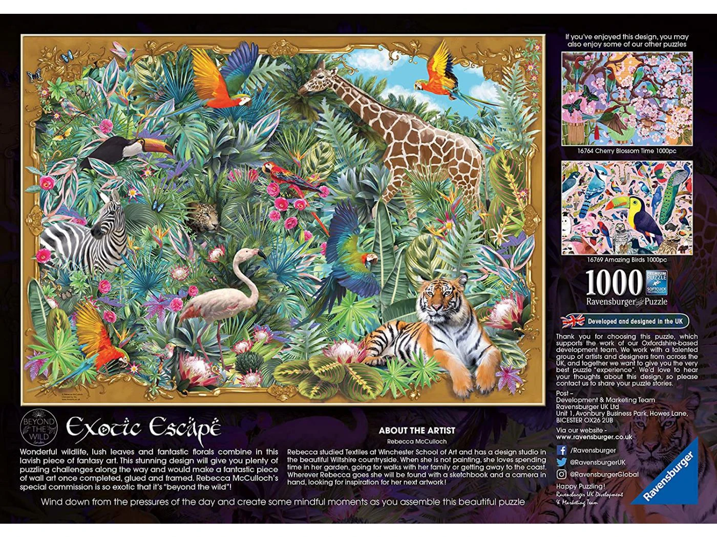 Ravensburger 16827 - Puzzles Adultes - Puzzle 1000 Pièces - Evasion Exotique 5 Ravensburger 16827 - Puzzles Adultes - Puzzle 1000 Pièces - Evasion Exotique – Image 3