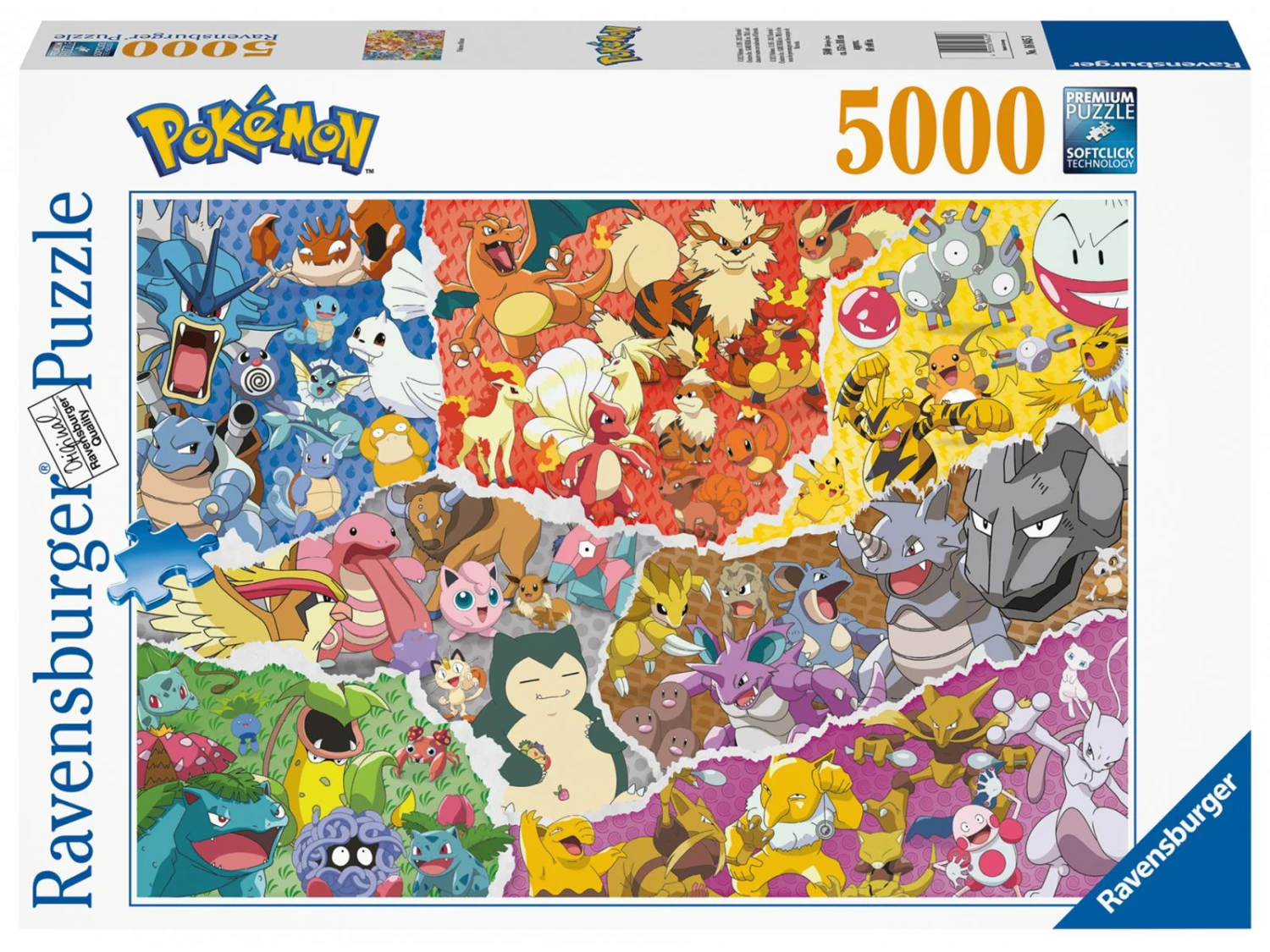 Ravensburger 16845 - Puzzles Adultes - Puzzle 5000 Pièces - Pokémon Allstars 3 Ravensburger 16845 - Puzzles Adultes - Puzzle 5000 Pièces - Pokémon Allstars