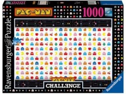 Ravensburger 16933 - Puzzles Adultes - Puzzle 1000 Pièces - Pac-Man (Challenge Puzzle)