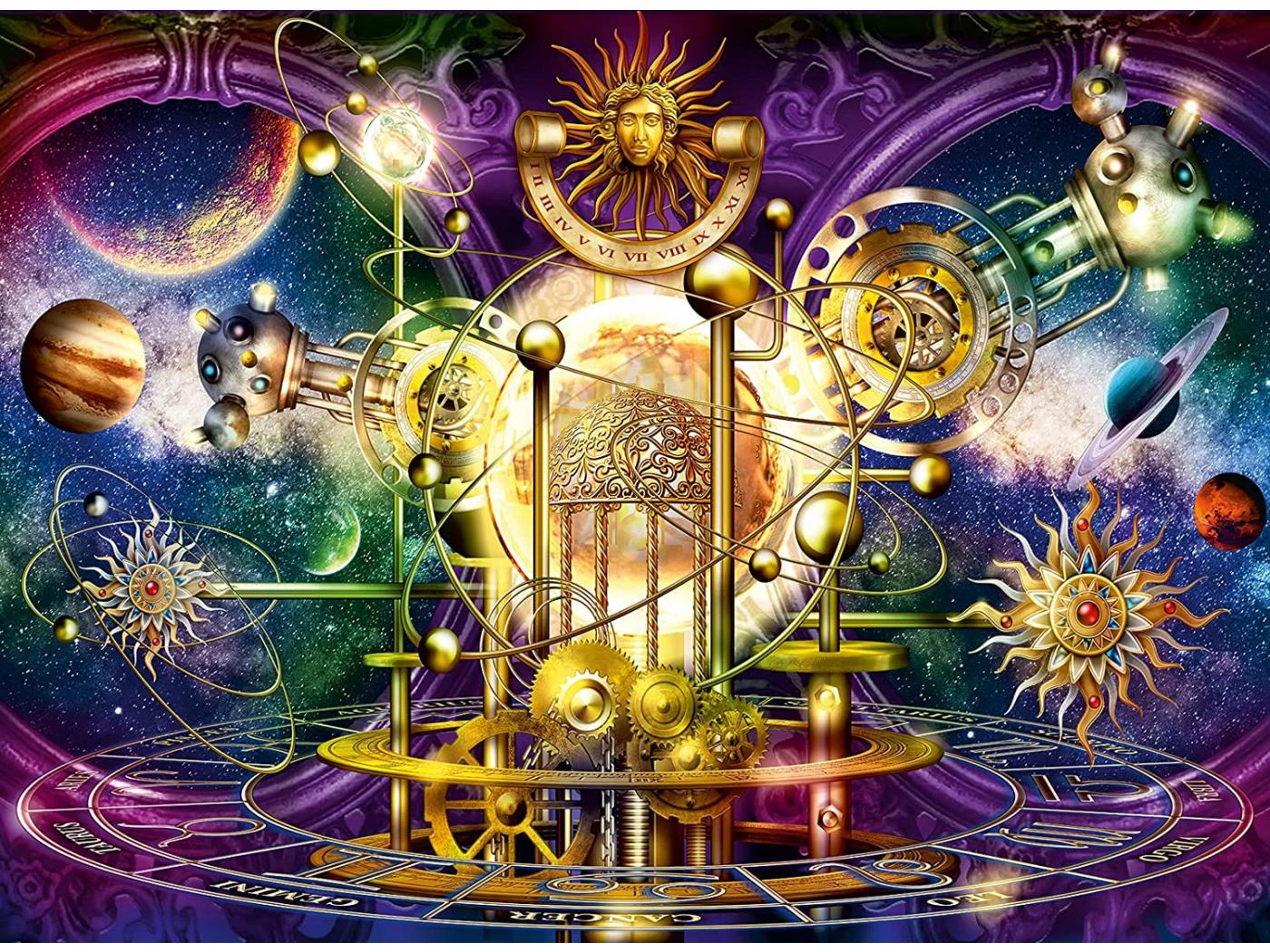 Ravensburger 16981 - Puzzles Adultes - Puzzle 500 Pièces - Système Solaire Doré 4 Ravensburger 16981 - Puzzles Adultes - Puzzle 500 Pièces - Système Solaire Doré – Image 2