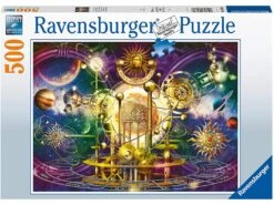 Ravensburger 16981 - Puzzles Adultes - Puzzle 500 Pièces - Système Solaire Doré